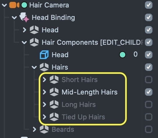 Hair Component | Docs