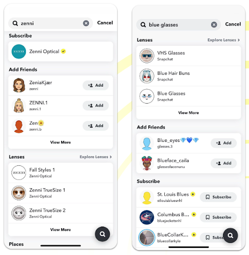 seek  Search Snapchat Creators, Filters and Lenses